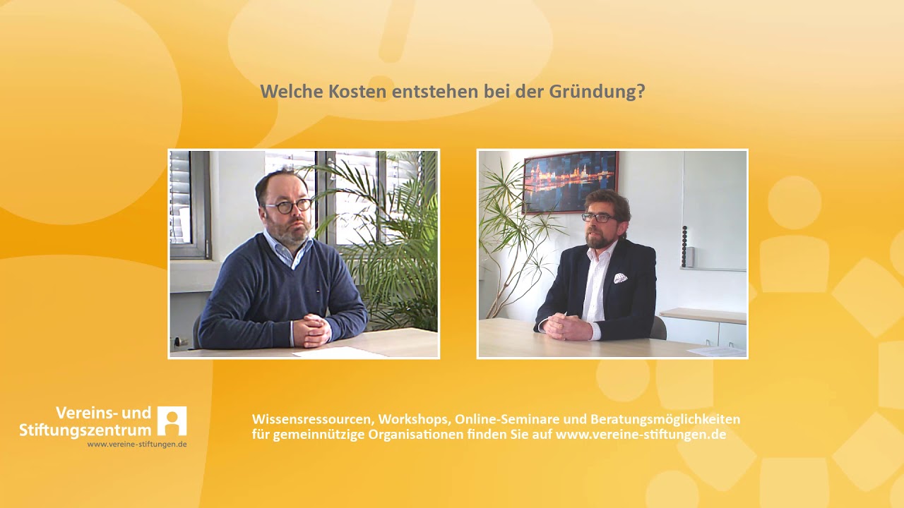 Update Einen Verein gründen - wie geht das?