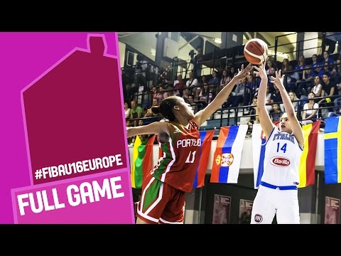 Italy v Portugal - Full Game - R 16 - FIBA U16 Women's European Championship 2016