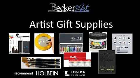 BeckerArt Art Supply Gift List