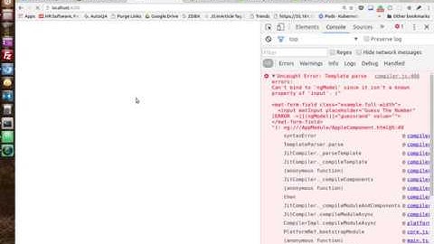 Angular Fix For Cant Bind To NgModel Error