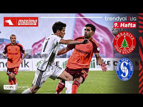 Ümraniyespor - Sarıyer | Match HIGHLIGHTS Week 9 | Trendyol 1st League - 2026/27