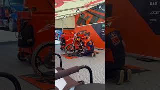 Ktm rig at Denver sx #elitomac #jorgeprado #ktm #supercross #trailer #dirtbike #denver