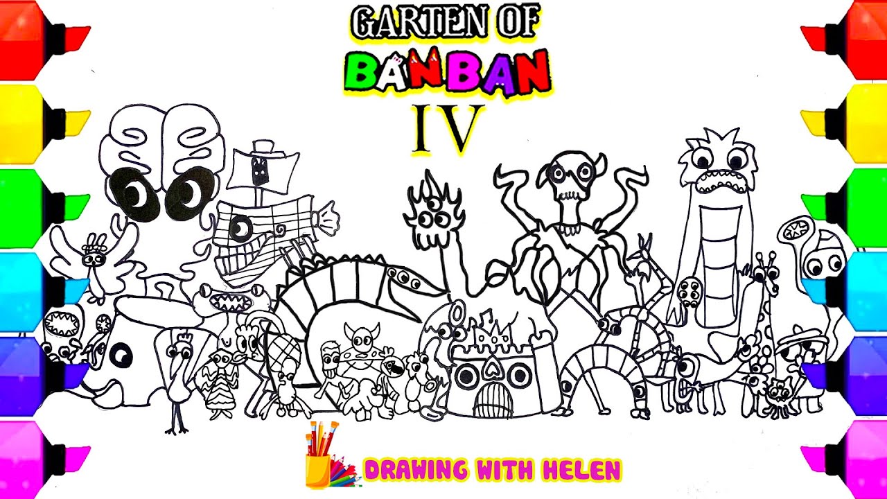 Garten of Banban 5!? - ALL NEW BOSSES + SECRET ENDING! 