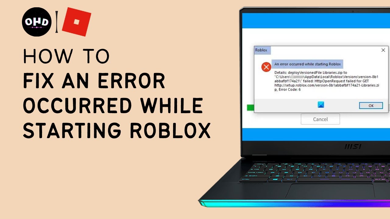 ✓ How To Fix An Error Occurred While Starting Roblox Windows 11/10/8/7, 🥉  JOIN AS A MEMBER:  👕 MERCH:   💰 SUPPORT:   In This