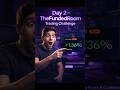 Big Profit Day2 TheFundedRoom Trading challenge Accept