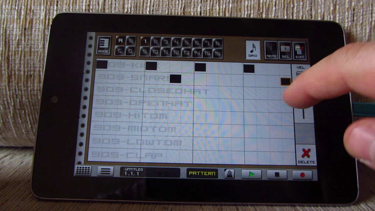 Caustic 3.1.2 basic drum programming tutorial YouTube