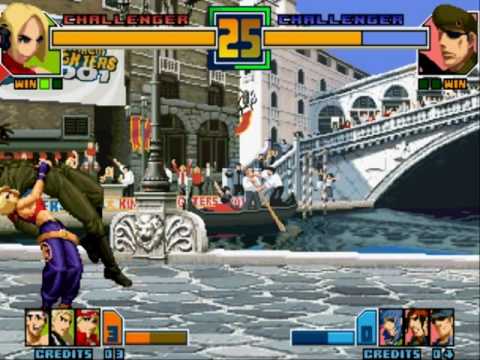 Blue Mary Combo - The King of Fighters 2001 (No Striker)