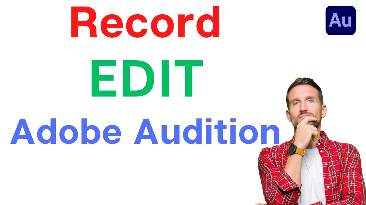 How to record and save audio Adobe Audition (Step by Step) - Part 1