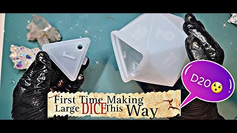 First time Making Large DICE this Way , Amazing Mold For Dice Lovers