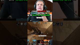 Jynxzi Reacts to Stompn getting BM’d in BLAST R6 SLC Major😱#shorts