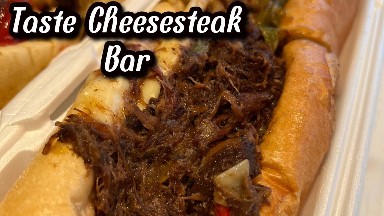 Philly's Best Oxtail Cheesesteak Experience at Taste Cheesesteak Bar