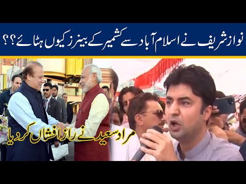 Why Nawaz Sharif Remove Banners l Murad Saeed Revel All Secrets