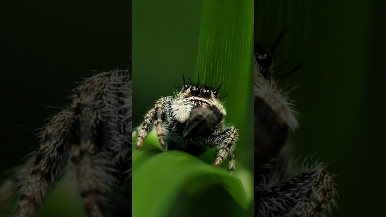 Fascinante Araña Saltarina : Fotografía    
