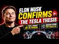 Elon Musk CONFIRMS The Tesla Thesis 🚨 | Wall Street in Shock | Massive Future Ahead for Tesla &amp; AI