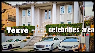 【4K】Tokyo's Celebrities Luxury Residential Areas