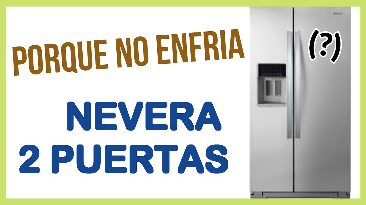 Nevera americana con doble puerta, refrigerador comercial para el