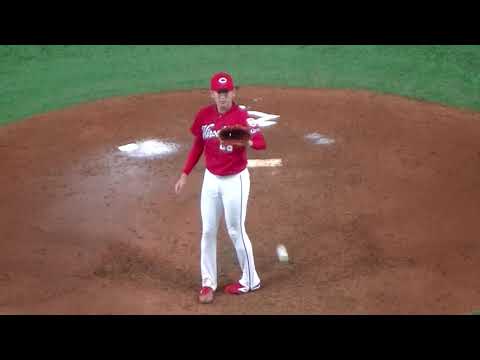 広島カープ遠藤淳志 投手の投球フォーム 手足長くてカッコいい2019年9月13日