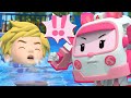 Règles De Sécurité à La Piscine Meilleur Sain Et Sauf Avec Ambre Robocar POLI Télé 