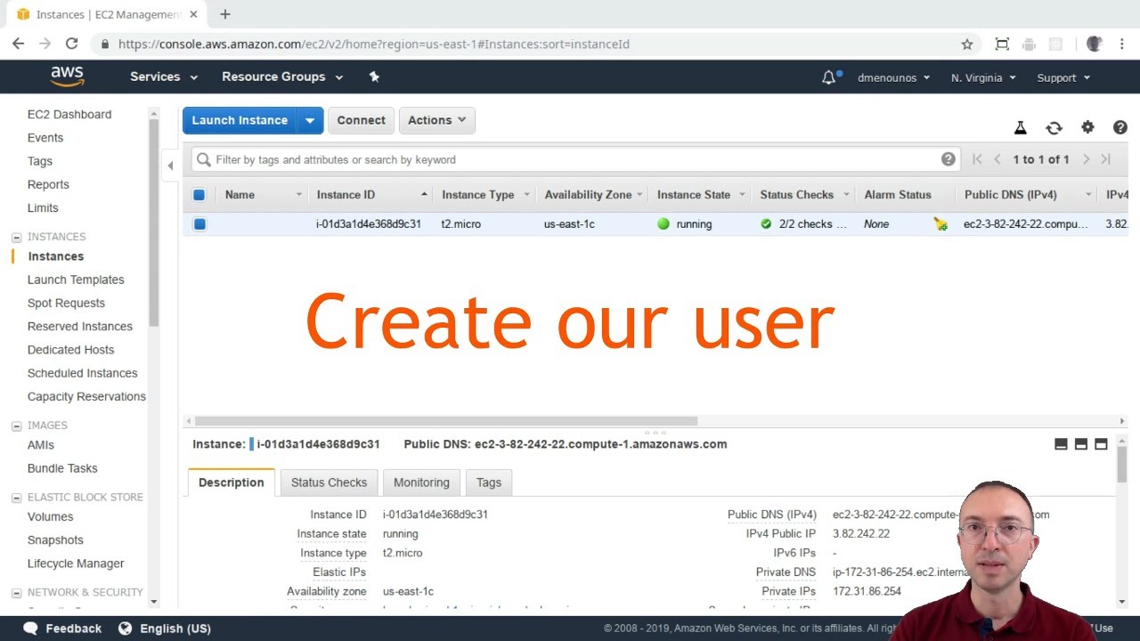Create a custom user on your VM - YouTube