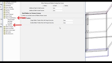 Adding Double Mullions to Cabinets in CabMaster