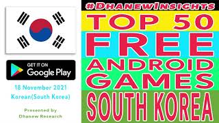 Best FREE Android Games in South Korea | 18 November 2021 | Korean | Google Play | #DhanewInsights screenshot 1