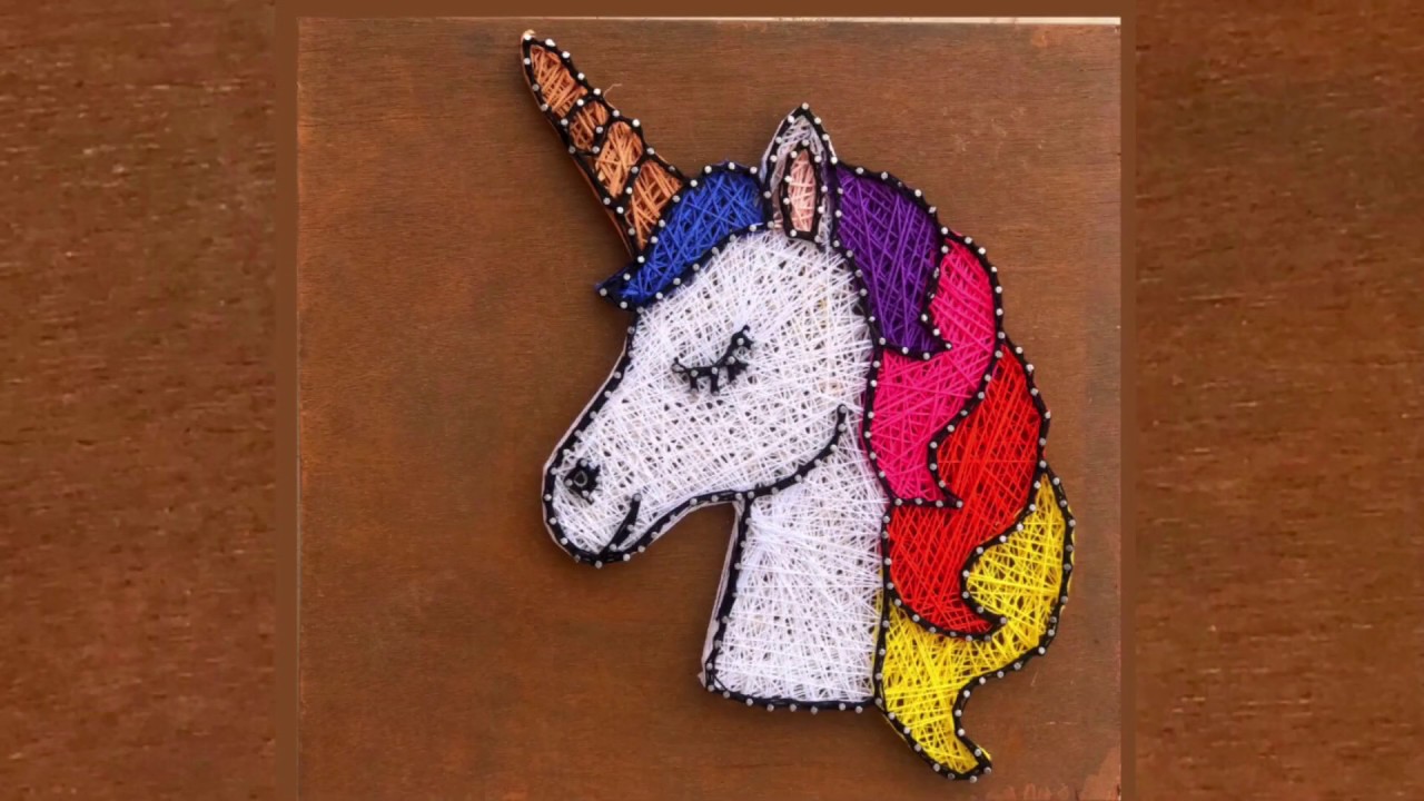 Crafts For Girls Ages 8-12, String Art Kit, Unicorn String Art Kit