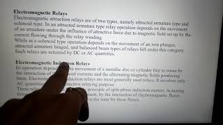 EE 309 unit 5 Relay and its types by Chandani goyal