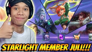 Borong Skin Starlight Member Bulan Juli 2022 Mobile Legends !!!