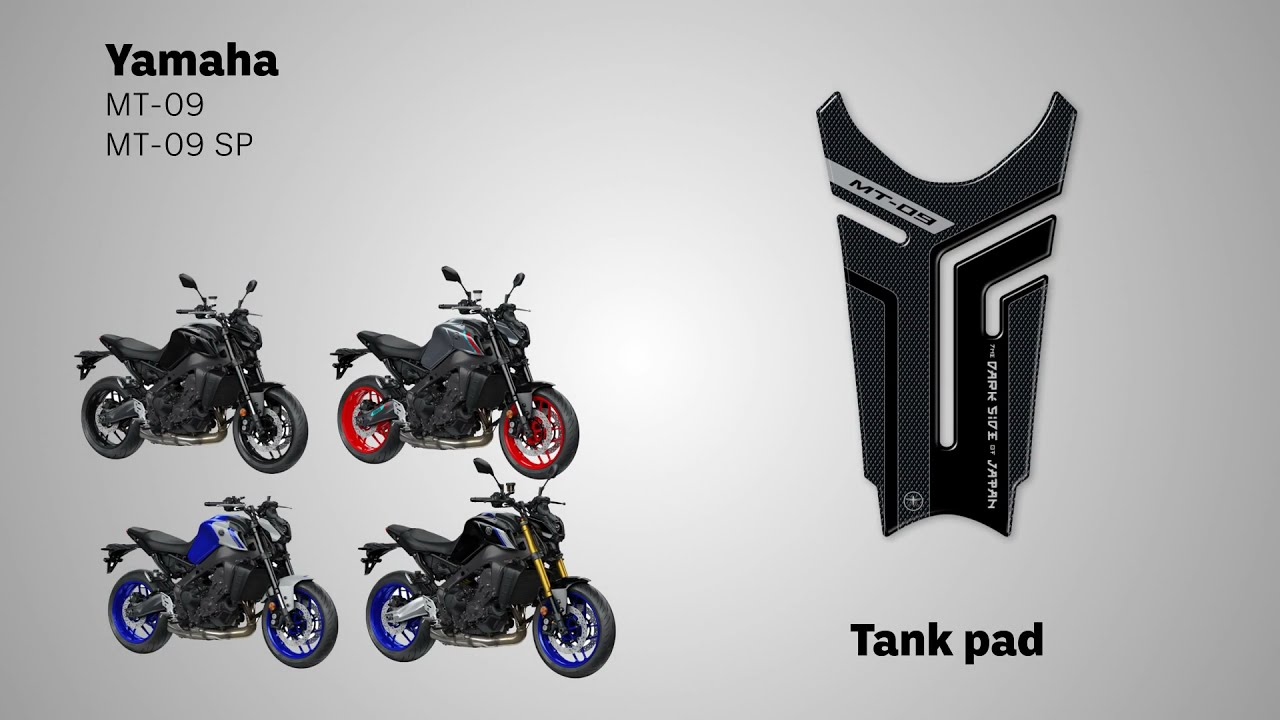 LabelBike® STICKERS 3D in GEL compatible tank pad for Yamaha MT-09 - MT-09 SP