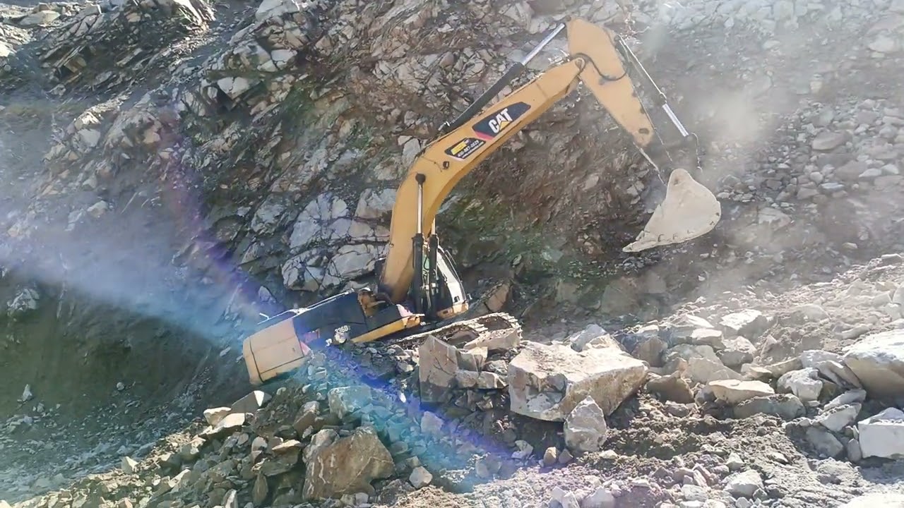 Cat 360 Bad clean and ready for tunnel face#Exvater#buket work