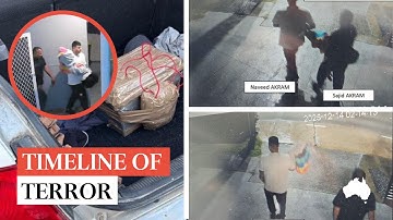 Bondi terror attack CCTV vision and details released | Statement of facts