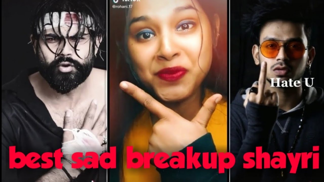 Best breakup famous shayri  heart touching 20 ta sad tiktok shayri  breakup sad famous