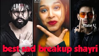 best breakup famous shayri ||😫💔|| heart touching 20 ta sad tiktok shayri ||💔💔|| breakup sad famous||