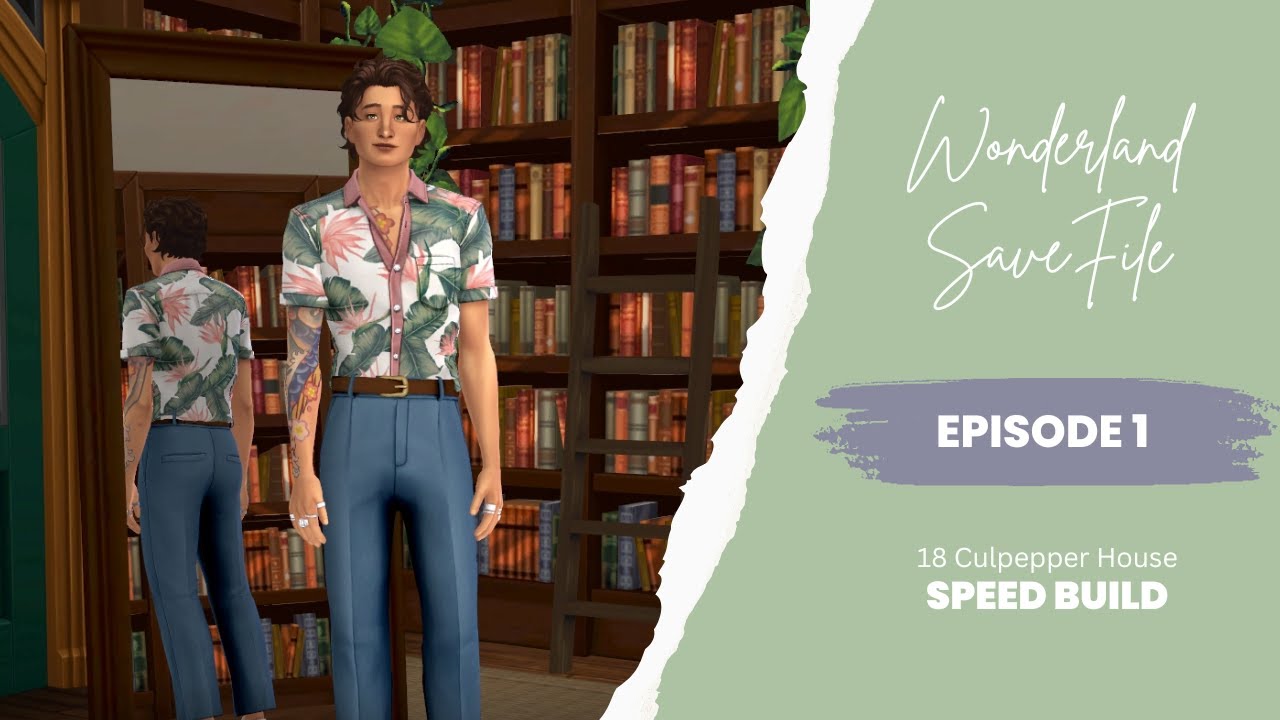 APARTMENT SPEED BUILD: 18 Culpepper House | Sims 4 | Wonderland Save-File Ep.1
