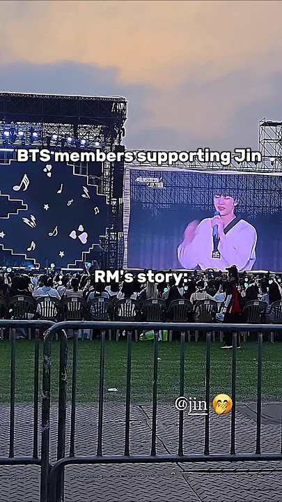 BTS members supporting Jin #bts #jin #rm #jhope #taehyung #shorts #trending #fypシ゚viral