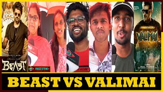 யாரு WINNER?!! Beast VS Valimai Public Review | Beast VS Valimai Public Opinion