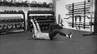 Dumbbell Crush Grip Deadbug