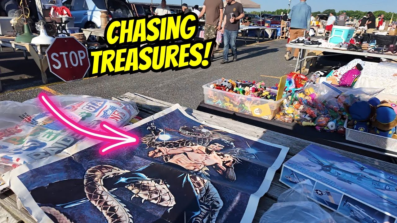 On the Hunt for Treasures at the Flea Market!