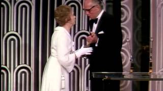 Lillian Gish receiving an Honorary Oscar®