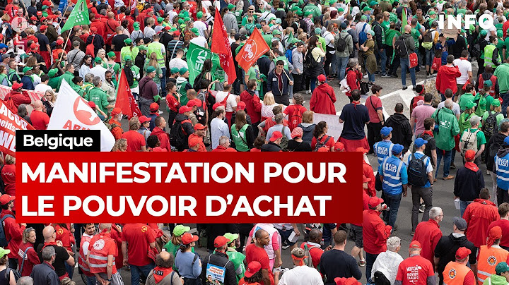 Manifestation nationale pour le pouvoir d'achat - RTBF Info