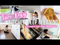 Two day kitchen deep cleaning extreme spring cleaning 2024 deep cleaning my kitchen
