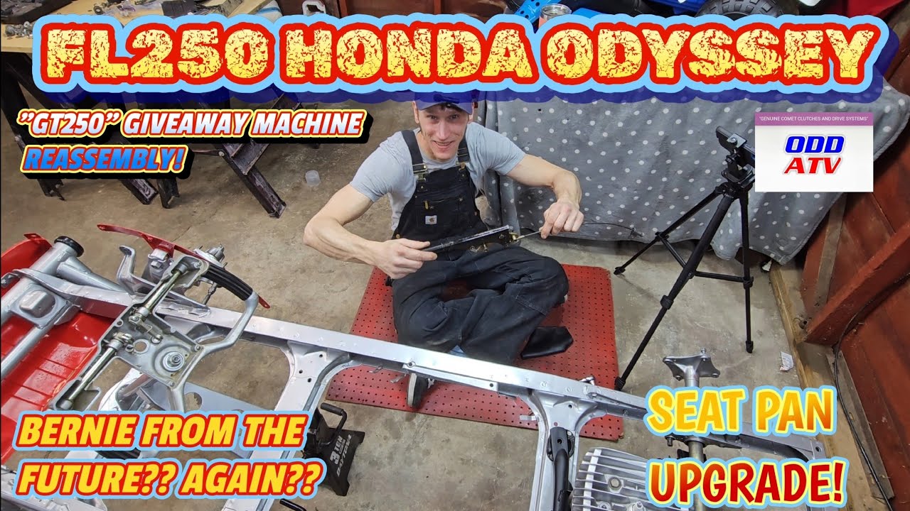 OL EP64! HONDA ODYSSEY FL250 SEAT PAN UPGRADE! #odysseylife #giveaway #