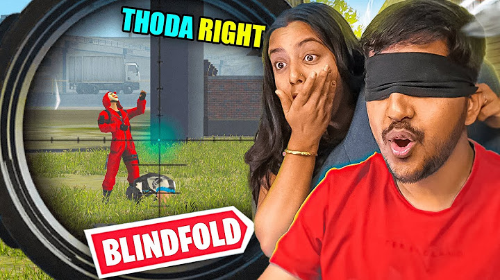 FREE FIRE BUT I CANT SEE 😝