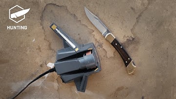 How To Sharpen a Hunting Knife with the Combo Knife Sharpener