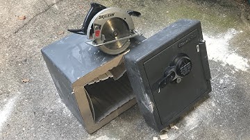[756] Sentry Safe Cut in Half FAST!