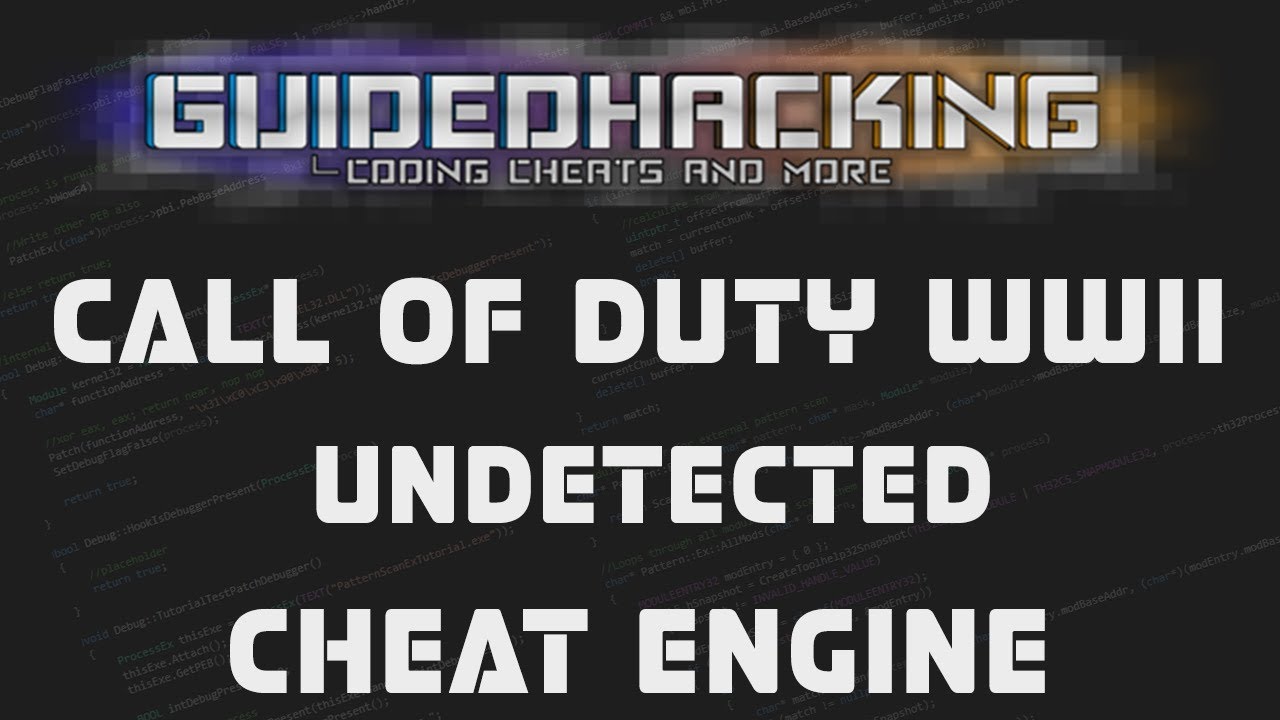 Tutorial] Undetected Cheat Engine
