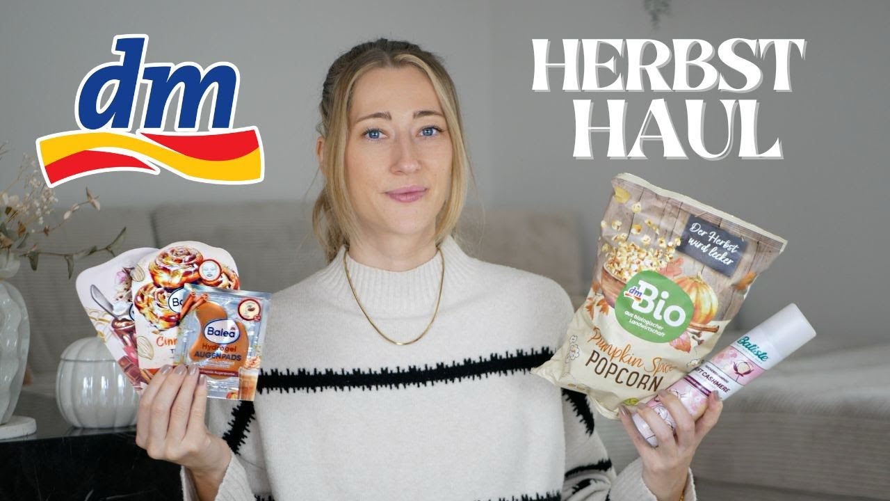 XXL DM Haul Herbst 2025 🎃🍂 Pflege, Food, News, Haushalt I Stefanie Le