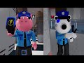 Piggy [Book 2] Uninfected Police Pamge Jumpscare Vs Infected Poley Police Jumpscare!!