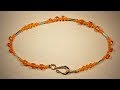 Pulsera Tobillera Swarovski Beaded Ankle Bracelet Tutorial