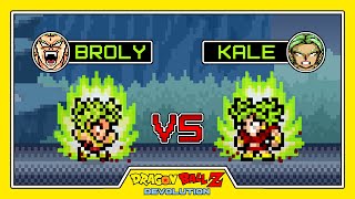 Dragon Ball Devolution | Broly (Dragon Ball Z) vs Kale (Dragon Ball Super)